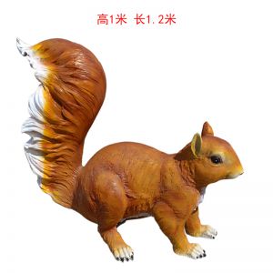 仿真松鼠玻璃鋼